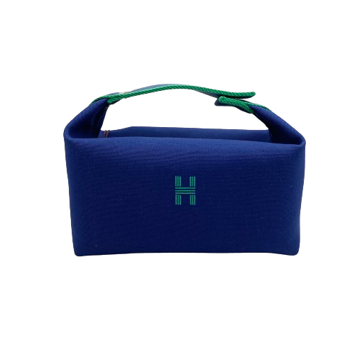 HERMES エルメス ブリッドアブラック バッグ キャンバス ブルーの買取実績