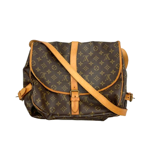 LOUIS VUITTON ルイ・ヴィトン ソミュール35 バッグ モノグラム モノグラム・キャンバス・PVC M42254ブラウンの買取実績