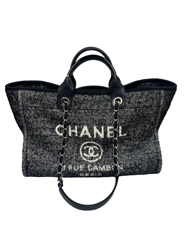 CHANEL シャネル ドーヴィルGM バッグ キャンパス/レザー の買取実績