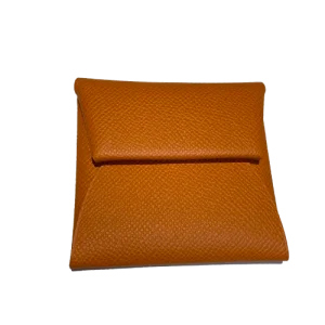 HERMES エルメス バスティア 財布・小物 ヴォーエプソン オレンジ/ライムの買取実績