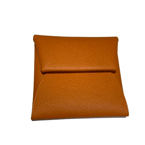 HERMES エルメス バスティア 財布・小物 ヴォーエプソン オレンジ/ライムの買取実績