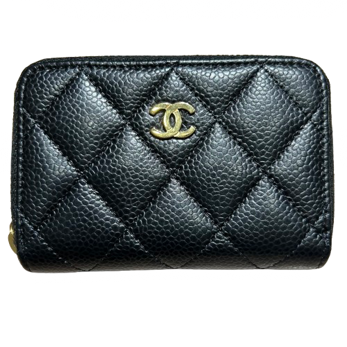 CHANEL シャネル クラシック･ジップ･コインケース 財布・小物 グレインドカーフスキン AP0216ブラックの買取実績