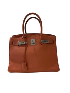 HERMES エルメス バーキン30 バッグ トゴ オレンジ系の買取実績