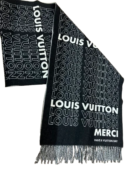 LOUIS VUITTON ルイ・ヴィトン マフラー ファッション・衣類 ウール　カシミヤ BKの買取実績