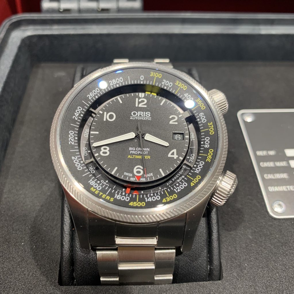 その他のブランド その他のブランド ORIS ビッグクラウン プロパイロット 時計 SS 01 733 7705 4164ﾌﾞﾗｯｸの買取実績