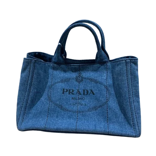 PRADA プラダ カナパトートバッグ バッグ デニム ブルー系の買取実績