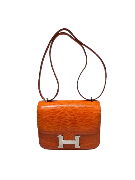 HERMES エルメス コンスタンス 2 ミニ オレンジ バッグ リザード オレンジの買取実績