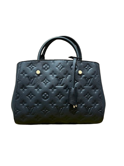 LOUIS VUITTON ルイ・ヴィトン モンテーニュBB バッグ モノグラム・アンプラントレザー M41053ノワールの買取実績