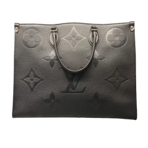 LOUIS VUITTON ルイ・ヴィトン オンザゴーGM バッグ モノグラム・アンプラント M44925ブラックの買取実績