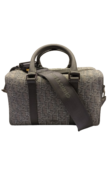 Dior クリスチャン ディオール LINGOT26 バッグ キャンバス/レザー グレー系の買取実績