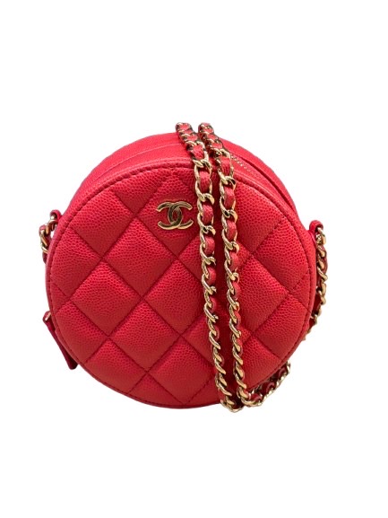 CHANEL シャネル ラウンドチェーンショルダー バッグ キャビア の買取実績