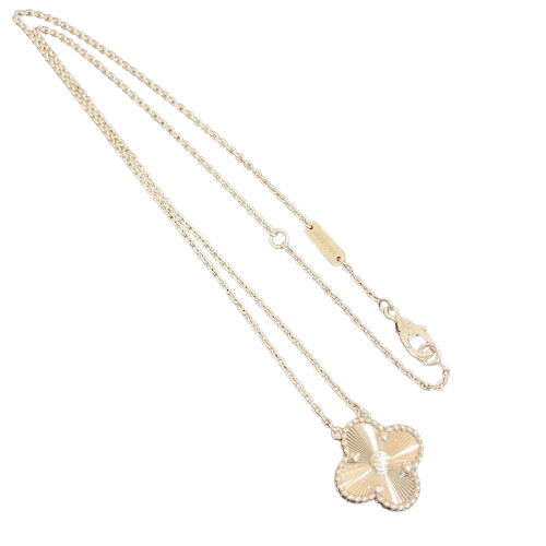 Van Cleef & Arpels ヴァン クリーフ&アーペル ヴィンテージアルハンブラネックレス 金・貴金属 K18WG VCARP6L800の買取実績
