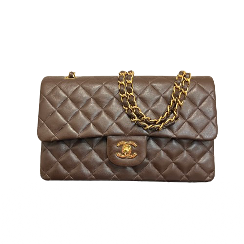 CHANEL シャネル CHANELマトラッセチェーンショルダー バッグ ラムスキン ブラウンの買取実績