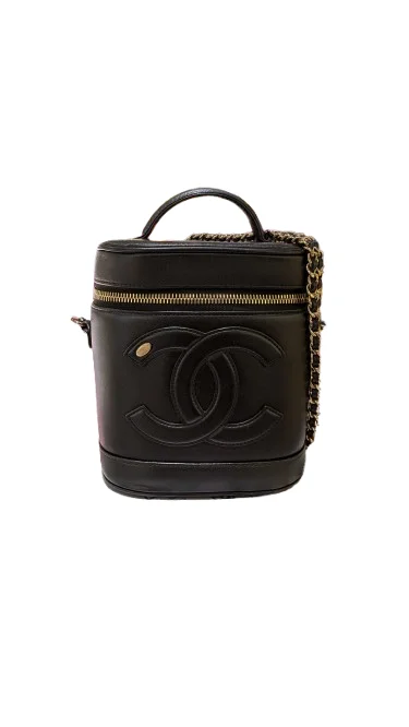 CHANEL シャネル バニティチェーンショルダー バッグ ラムスキン BKの買取実績