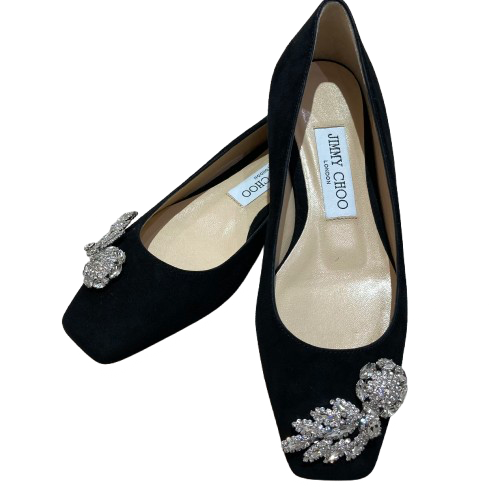 JIMMY CHOO ジミー チュウ パンプスMIRELE FLATビジュー そのほかのアイテム ブラックの買取実績
