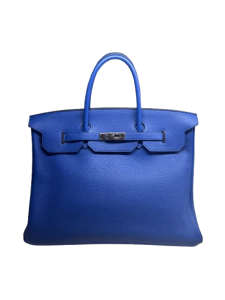 HERMES エルメス バーキン40 バッグ トゴ ブルーロワイヤルの買取実績