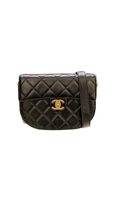 CHANEL シャネル マトラッセ　チェーンショルダー バッグ ラムスキン ブラックの買取実績
