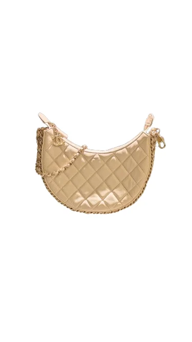CHANEL シャネル マトラッセ　スモールホーボー　チェーンショルダー バッグ ラムスキン クリームの買取実績