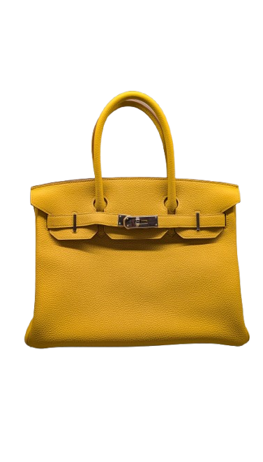 HERMES エルメス バーキン30 バッグ イエロー系の買取実績