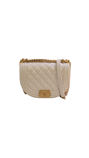 CHANEL シャネル ボーイシャネル バッグ キャビア AS3350ホワイトの買取実績