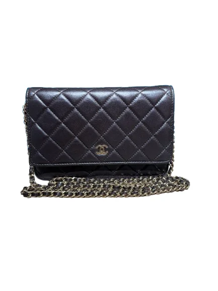 CHANEL シャネル チェーンウォレット バッグ ラムスキン AP0250ブラウンの買取実績