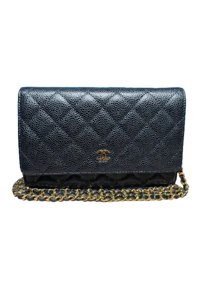 CHANEL シャネル チェーンウォレット バッグ キャビアスキン AP0250ブラックの買取実績