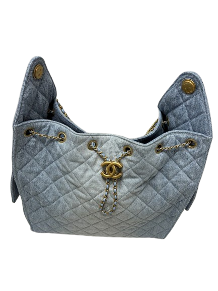 CHANEL シャネル シャネル25 ミディアム バッグ デニム ブルーの買取実績