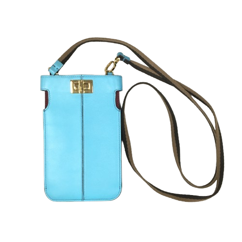 FENDI フェンディ ピーカフォン 財布・小物 レザー 8M0442ライトブルーの買取実績