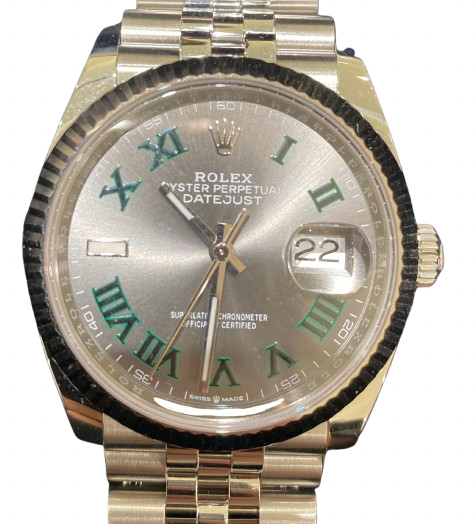 ROLEX ロレックス デイトジャスト 時計 WG/SS 126234スレートの買取実績