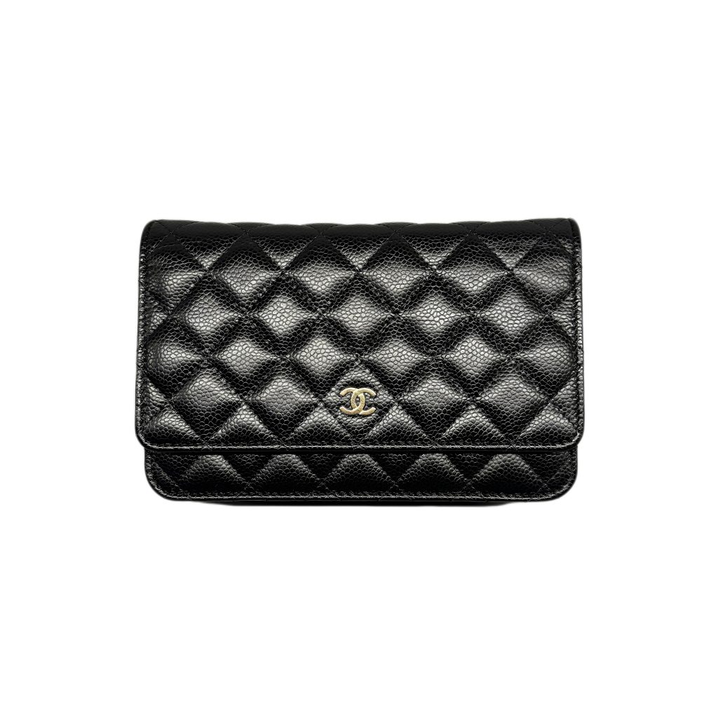 CHANEL シャネル チェーンウォレット バッグ キャビア ブラックの買取実績