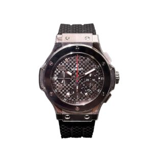 HUBLOT ウブロ ビッグバンスチールセラミック 時計 ラバー 301.SB.131.RXブラックの買取実績