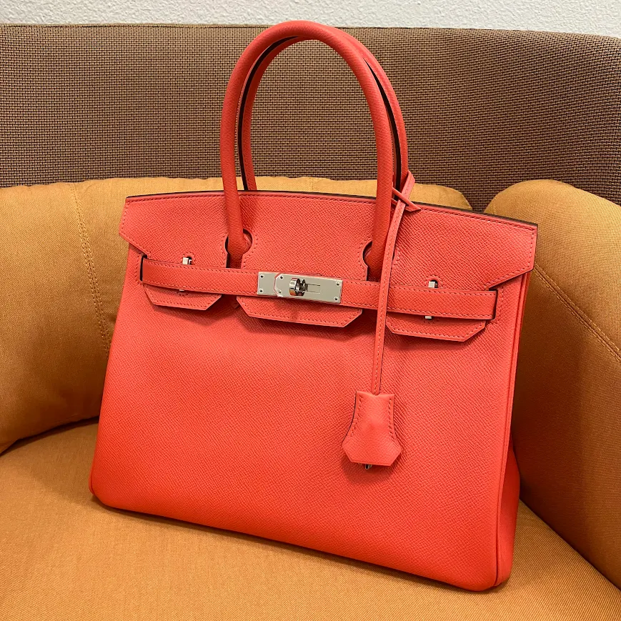 HERMES エルメス バーキン30 バッグ ヴォーエプソン ローズジャイプールの買取実績