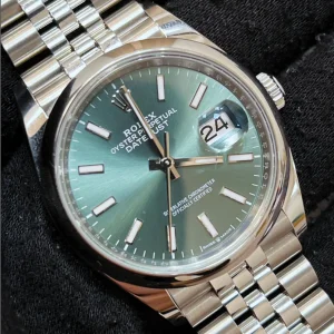 ROLEX ロレックス デイトジャスト ランダム番 時計 SS 126200ミントグリーンの買取実績