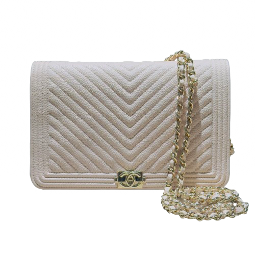 CHANEL シャネル ボーイシャネルチェンヴォレット バッグ キャビアスキン ピンクの買取実績