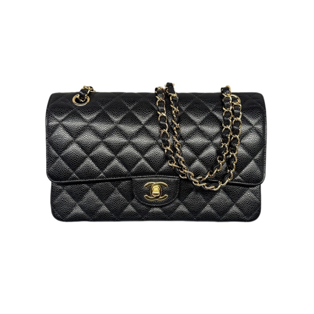 CHANEL シャネル マトラッセーショルダーバック バッグ キャビアスキン A01112ブラックの買取実績