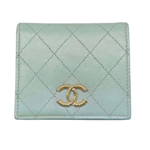 CHANEL シャネル マトラッセスーモルフラップウオレット 財布・小物 AP2511ブルーグレーの買取実績