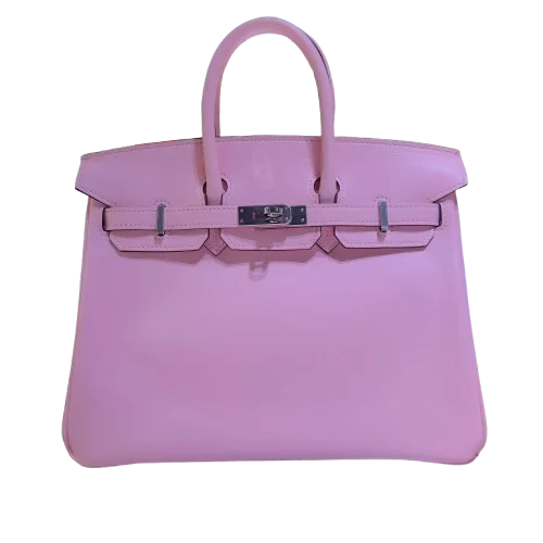 HERMES エルメス バーキン25 バッグ S金具/B刻 スイフト ローズサクラの買取実績