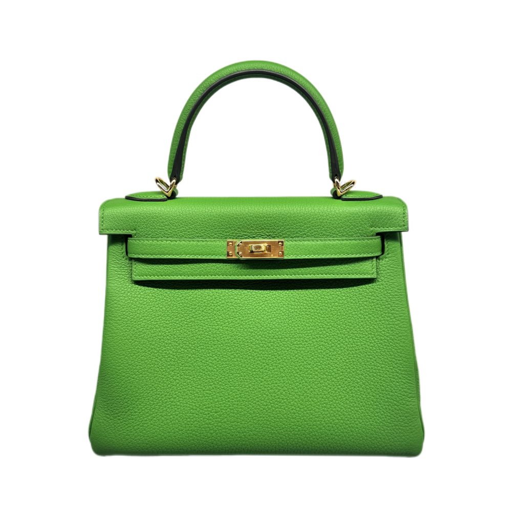 HERMES エルメス ケリー 25 W刻/G金具 バッグ トゴ ヴェールユッカヴェールユッカの買取実績