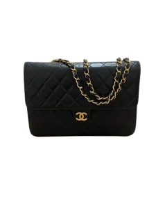 CHANEL シャネル マトラッセ　プッシュロックチェーンショルダー バッグ ラムスキン ブラックの買取実績