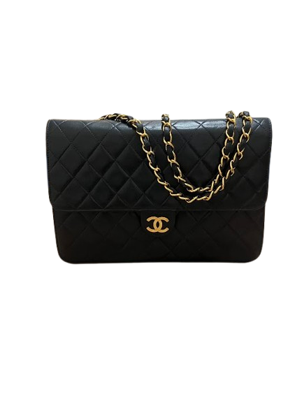 CHANEL シャネル マトラッセ　プッシュロックチェーンショルダー バッグ ラムスキン ブラックの買取実績