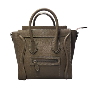 CELINE セリーヌ ラゲージナノショッパー バッグ レザー べジュの買取実績