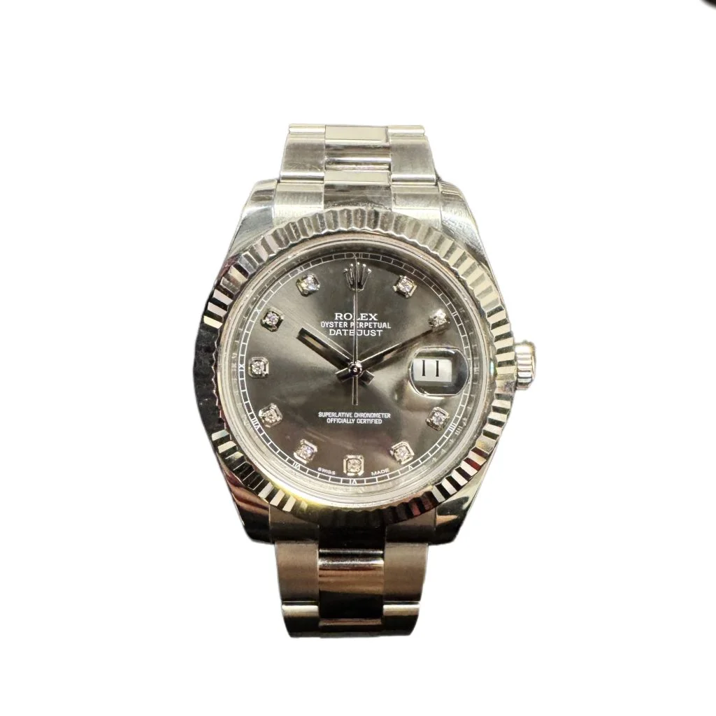 ROLEX ロレックス デイトジャストII ランダム番 時計 SS 116334グレーの買取実績