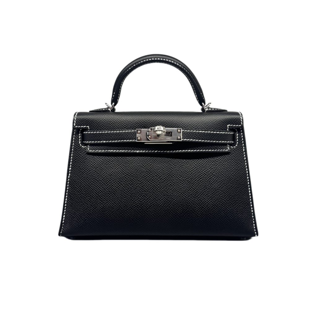 HERMES エルメス ミケリー2 W刻 バッグ エプソン ブラックの買取実績