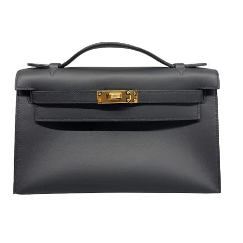 HERMES エルメス ケリーポシェット バッグ スイフト ブラックの買取実績