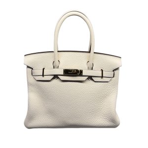 HERMES エルメス バーキン30 バッグ トリヨンクルマンス ホワイトの買取実績