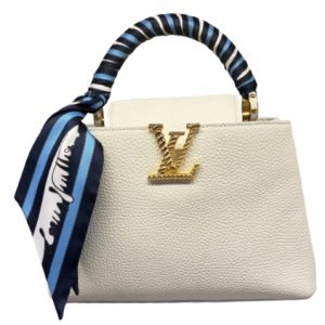 LOUIS VUITTON ルイ・ヴィトン カプシーヌBB バッグ とリヨンレザー M24673ホワイトの買取実績