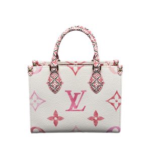 LOUIS VUITTON ルイ・ヴィトン オンザゴーPM バッグ LV・バイザプール M22976ピンク/ホワイトの買取実績
