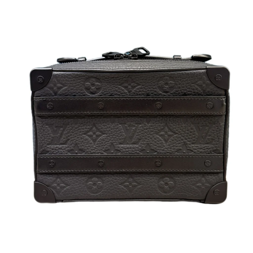 LOUIS VUITTON ルイ・ヴィトン ソフトトランク バッグ モノグラムアンプラント M59163ブラックの買取実績