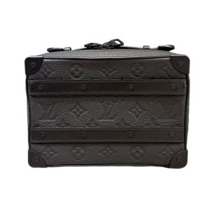 LOUIS VUITTON ルイ・ヴィトン ソフトトランク バッグ モノグラムアンプラント M59163ブラックの買取実績