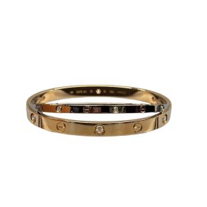 Cartier カルティエ レイヤード　ラブブレス12P ジュエリー ピンクゴールド/ホワイトゴールド の買取実績